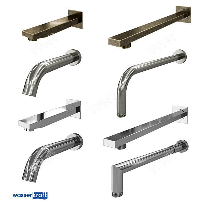 Luxury Bath and Shower Spouts 3D model image 1