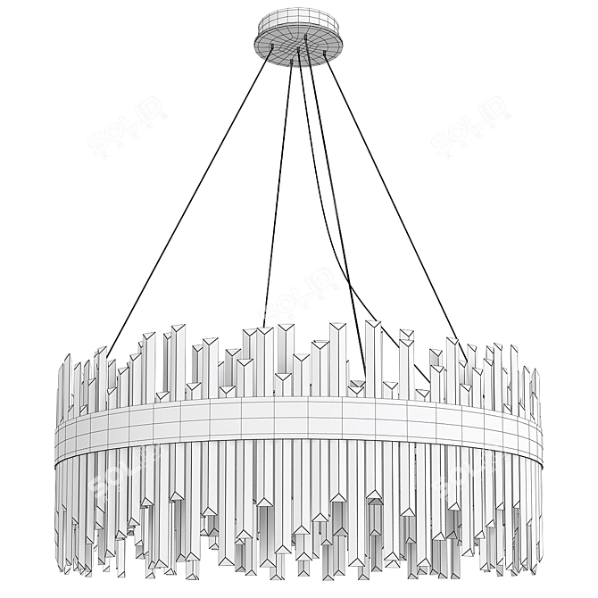 Kebo Round Luxury Modern Table 3D model image 2