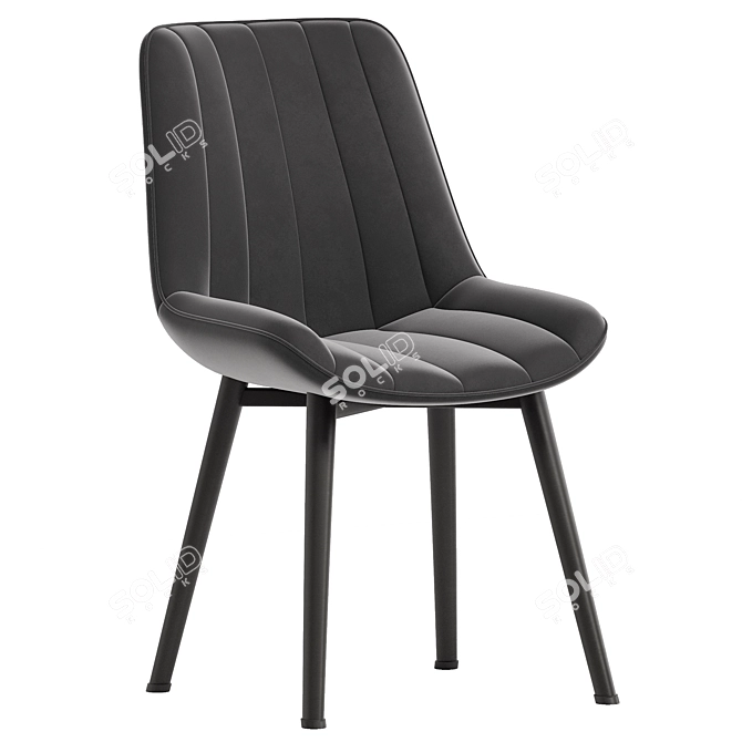 Elegant Anant Chair Set 3D model image 1