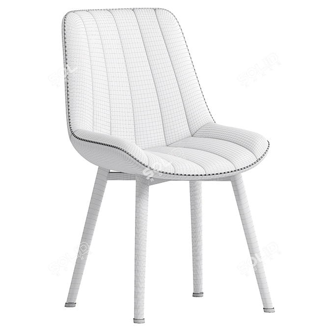 Elegant Anant Chair Set 3D model image 4