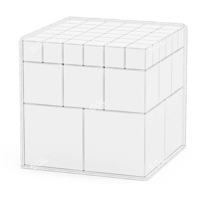 Rainbow Dreams Cube Set 3D model image 4