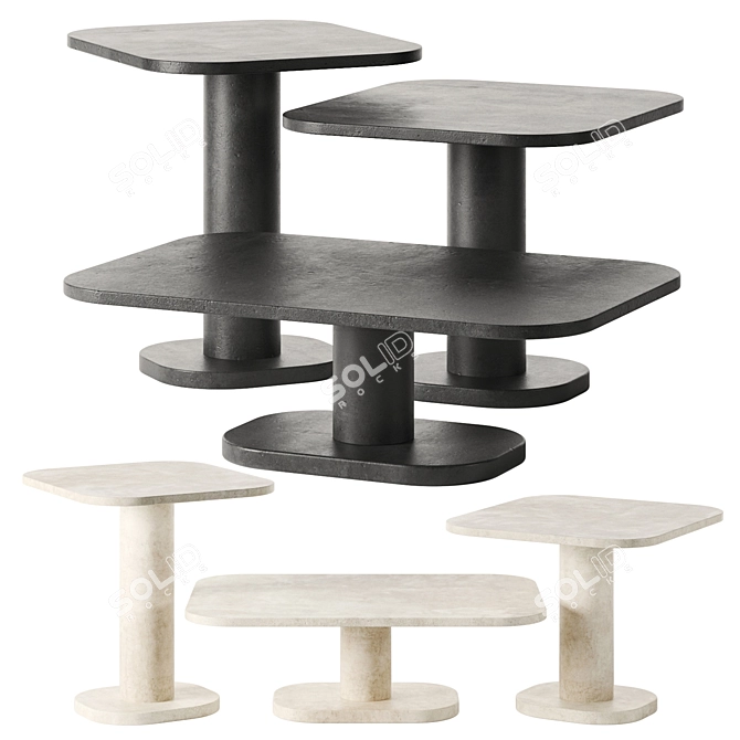 Baxter Matera Stone 3D Model 3D model image 1