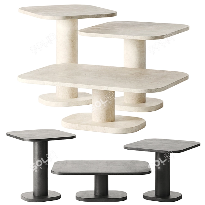 Baxter Matera Stone 3D Model 3D model image 2