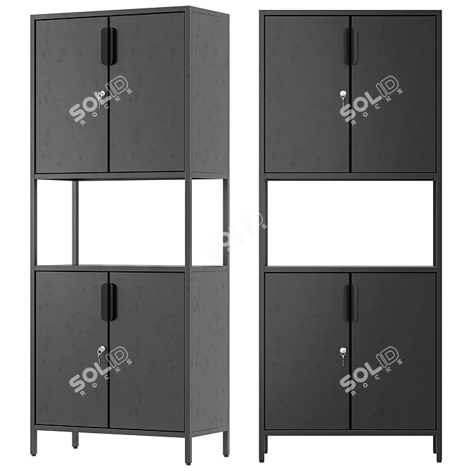 IKEA TROTTEN Cabinet with Door 3D model image 1