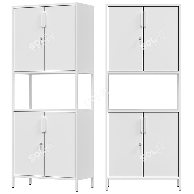 IKEA TROTTEN Cabinet with Door 3D model image 2