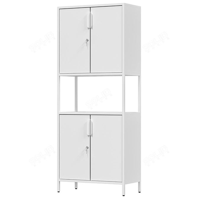 IKEA TROTTEN Cabinet with Door 3D model image 4