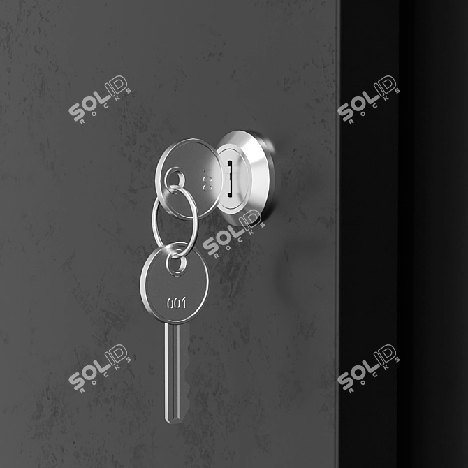 IKEA TROTTEN Cabinet Combination 3D model image 5