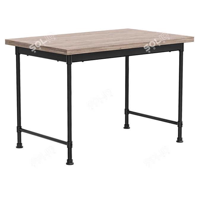 Versatile IKEA KULLABERG Desk 3D model image 3