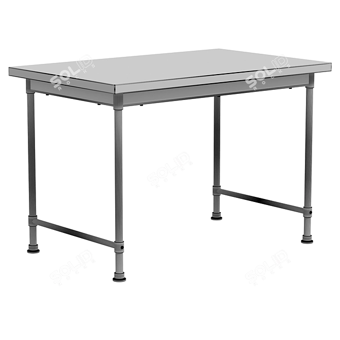 Versatile IKEA KULLABERG Desk 3D model image 6