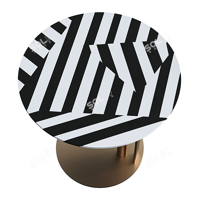 Fandi Corner Design Side Table 3D model image 2