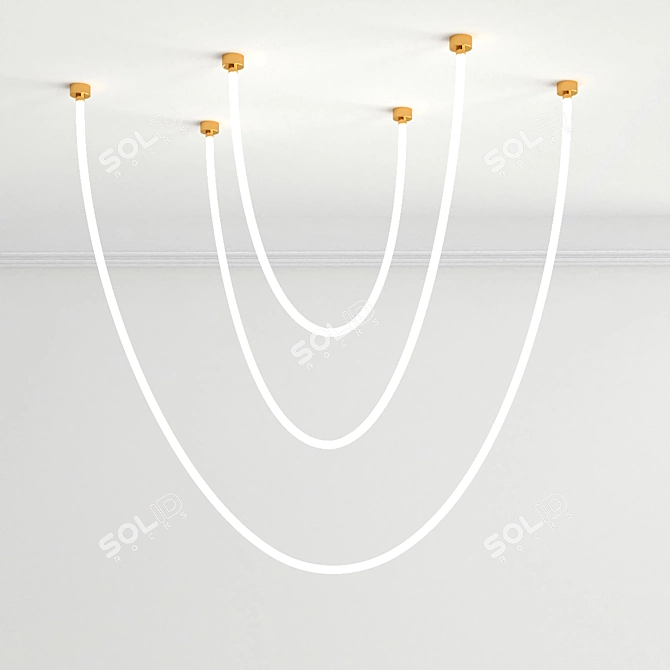 LUXE OPTIC 2013 Pendant Lamp 3D model image 2