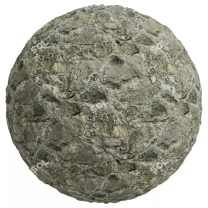 Pietra Cortina Stone Texture Set 3D model image 3