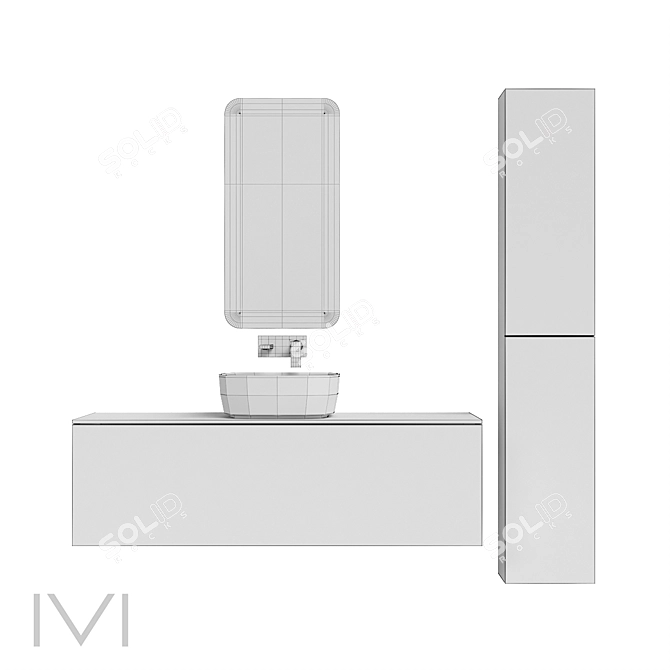Modern Minimalist Furniture Collection 3D model image 2