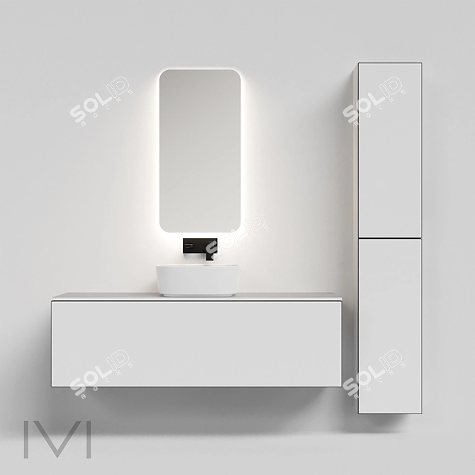 Modern Minimalist Furniture Collection 3D model image 3
