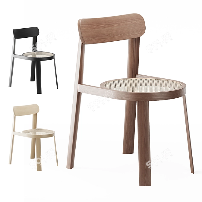 Translation not provided.   
Elegant and Stylish Brulla Chair 3D model image 1