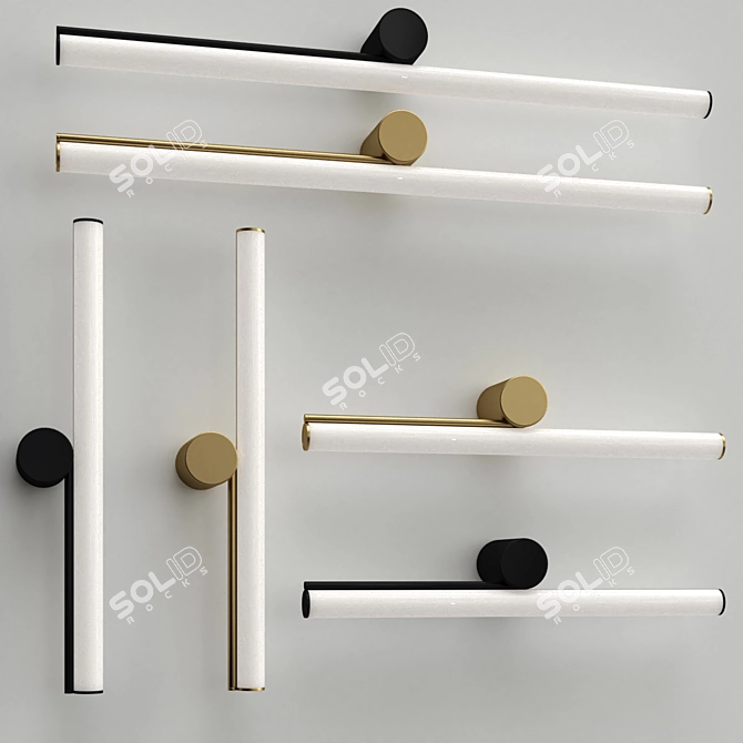 Modern AMBROSIA Marset Wall Light 3D model image 5