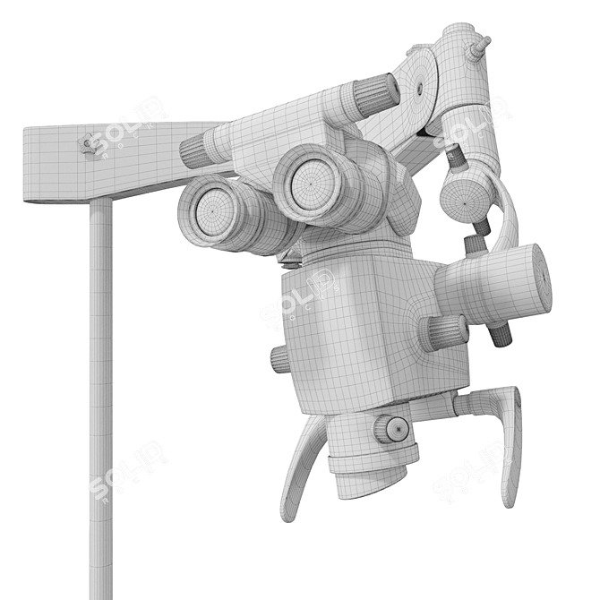 Advanced Surgical Microscope OMS2350 3D model image 7