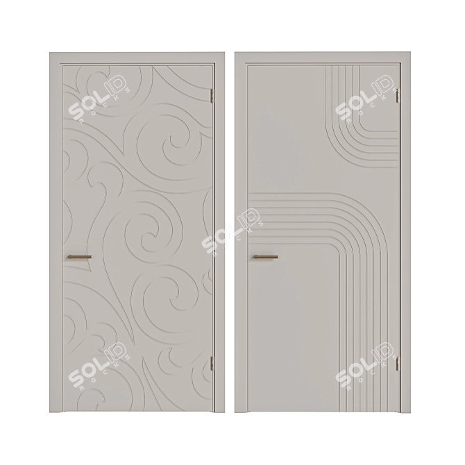 Sofia Phantom Set2 Doors 3D model image 1