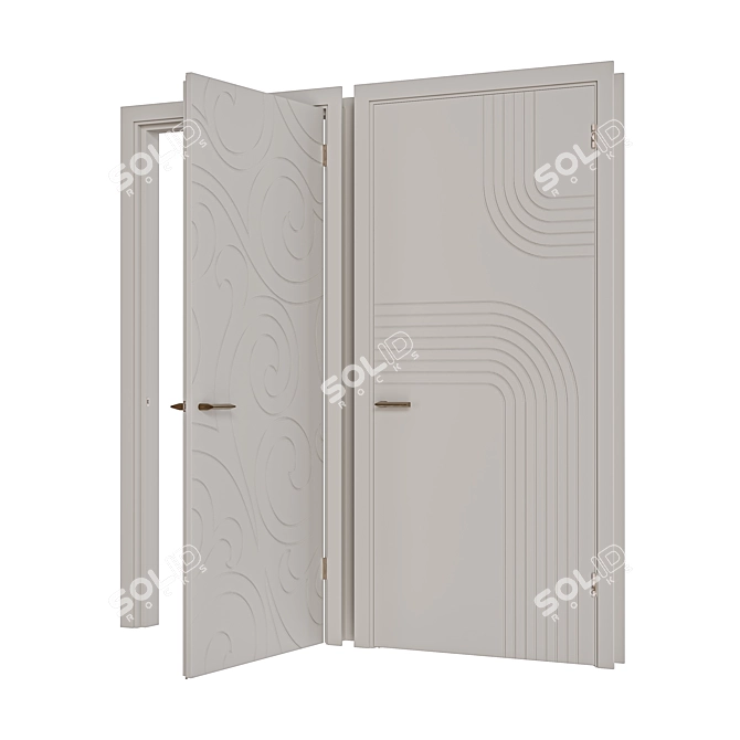 Sofia Phantom Set2 Doors 3D model image 2