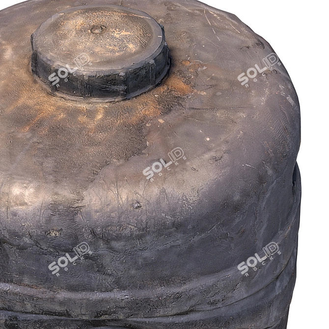  Resin Barrel Model Kit 3D model image 4