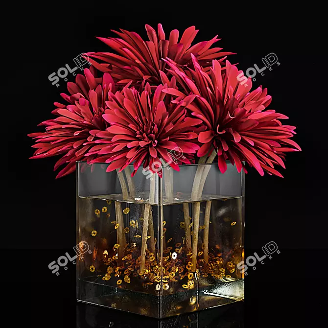 Modern Plant 36 Render Pack 3D model image 2