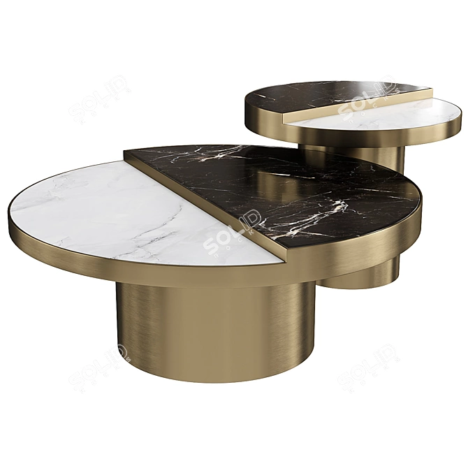 Eichholtz Excelsior Tables Set 3D model image 2