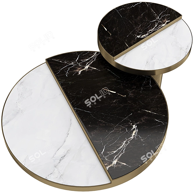 Eichholtz Excelsior Tables Set 3D model image 6