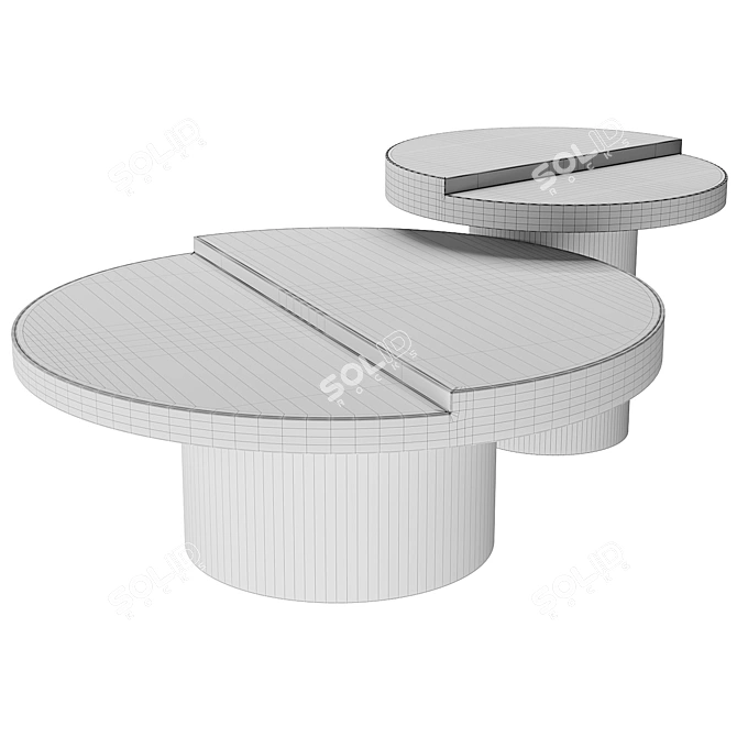 Eichholtz Excelsior Tables Set 3D model image 7