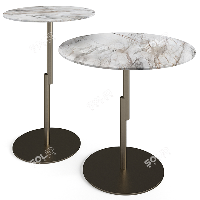 Modern Innesti Coffee Tables Set 3D model image 3