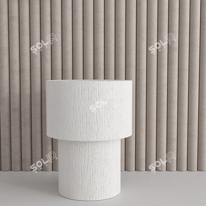 3D Decorative Wall Panel Set 3D model image 4