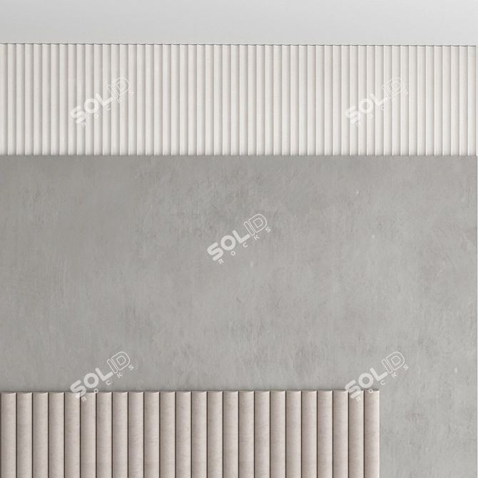 3D Decorative Wall Panel Set 3D model image 5