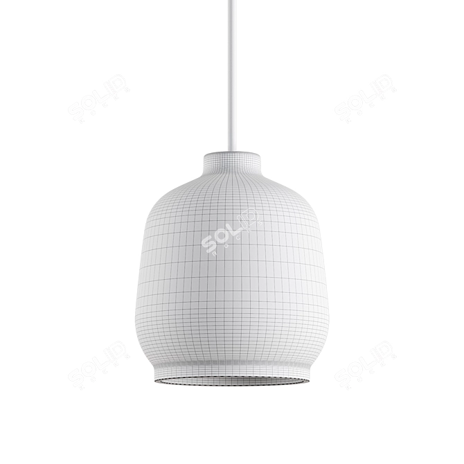 Ceramic Pendant Lamp Kiki 3D model image 3