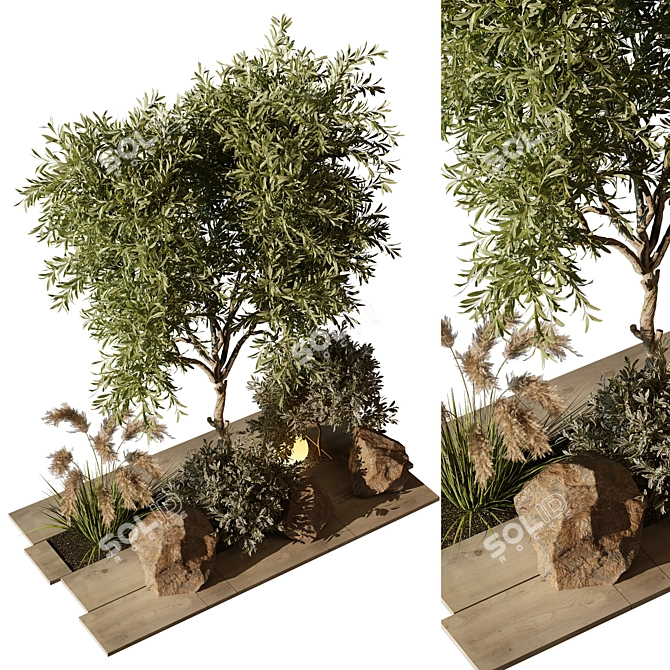 Outdoor Plant 194 3D Model 3D model image 2