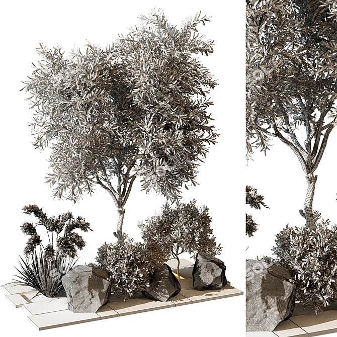 Outdoor Plant 194 3D Model 3D model image 5