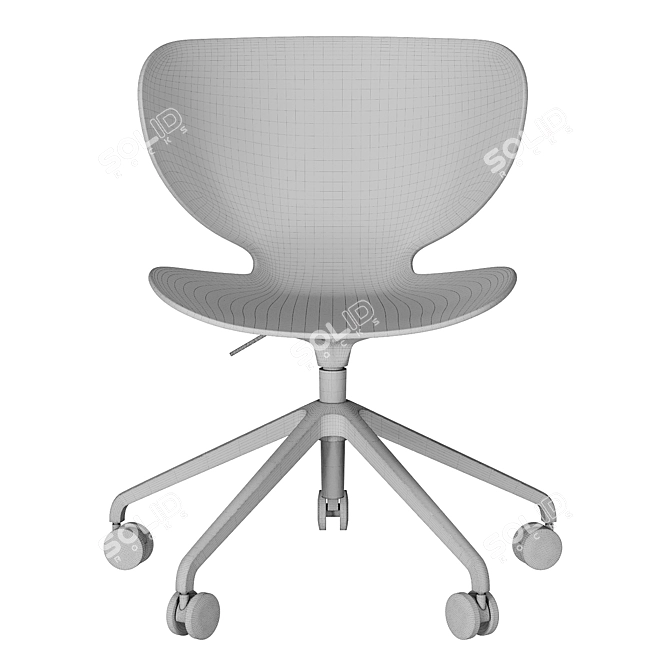 Adjustable BoConcept Hamilton Chair 3D model image 4