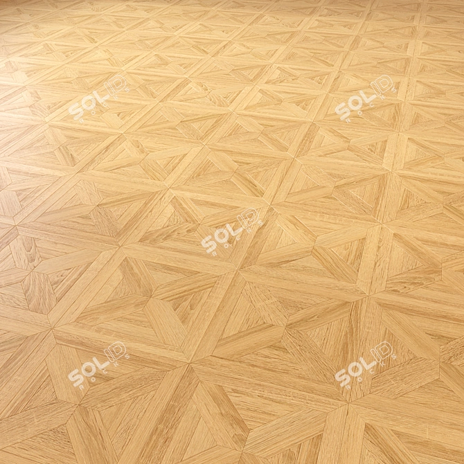 Premium 3D Wooden Floor Model 3D model image 5