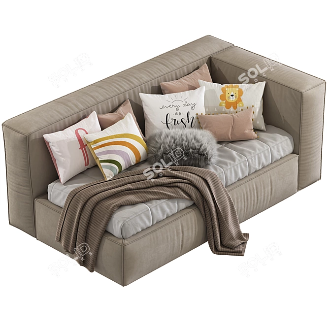 Convertible Sofa Bed RIPE 308 3D model image 3