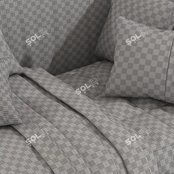 Convertible Sofa Bed RIPE 308 3D model image 7