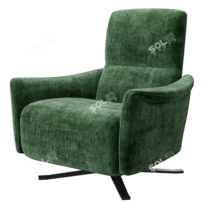 Luxury Reclining Lia Armchair 3D model image 1