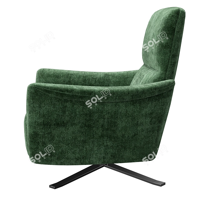 Luxury Reclining Lia Armchair 3D model image 2