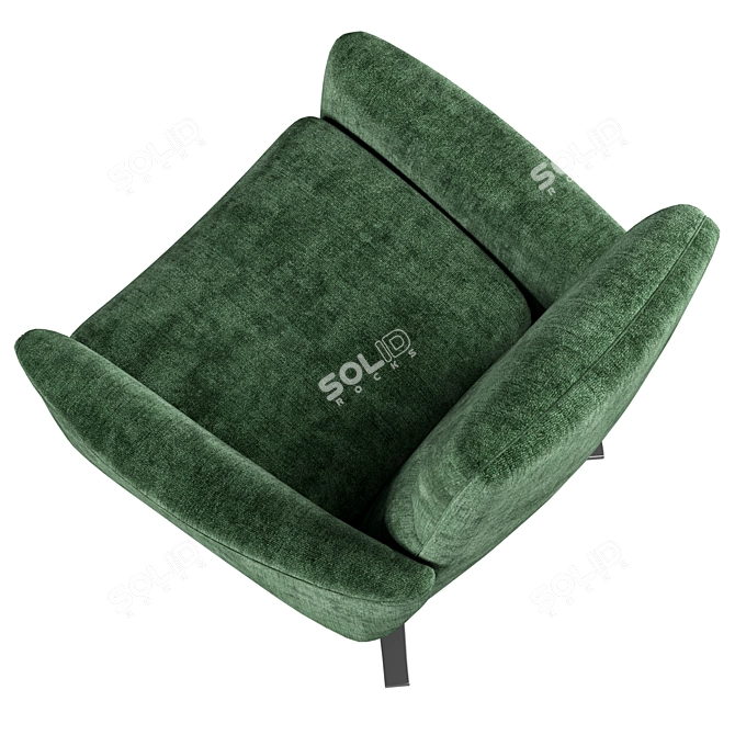 Luxury Reclining Lia Armchair 3D model image 4