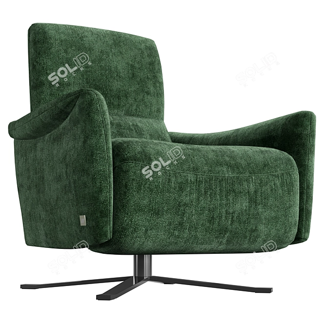 Luxury Reclining Lia Armchair 3D model image 5