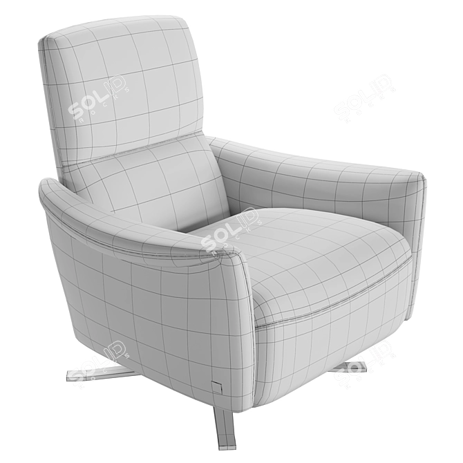 Luxury Reclining Lia Armchair 3D model image 6