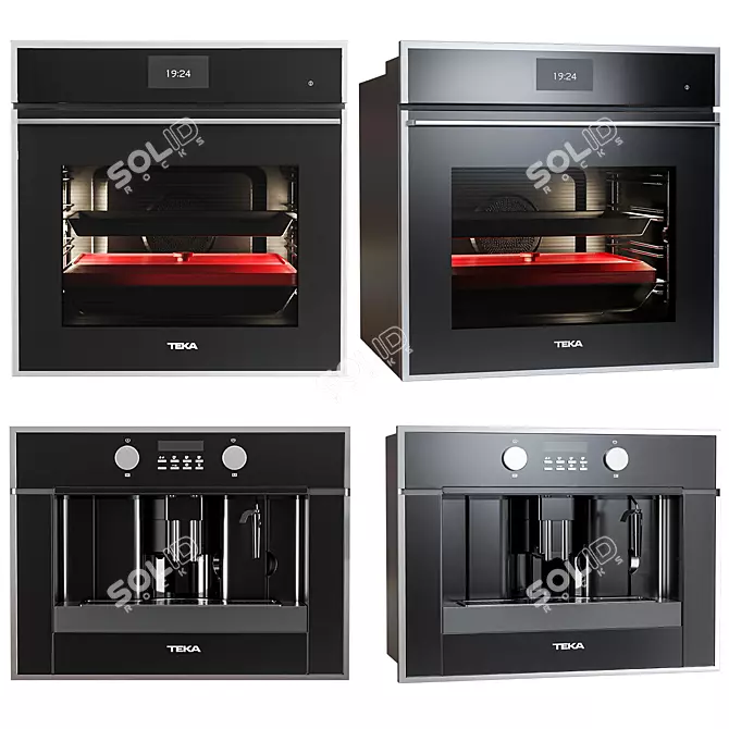 Modern Teka Appliance Set Bundle 3D model image 5