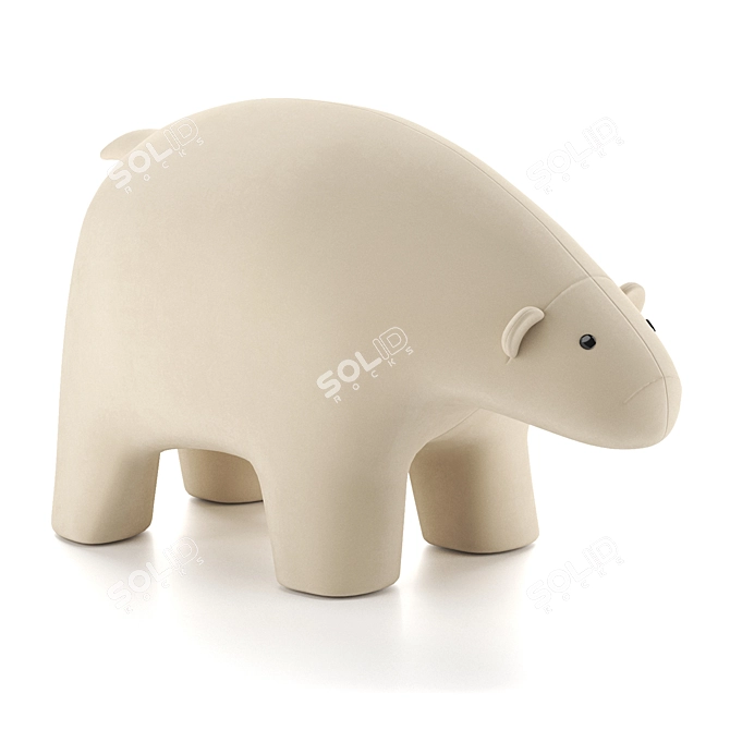 Sweet Bear Light Pouf 3D model image 3