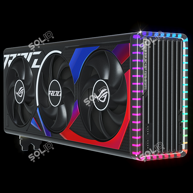 Asus ROG Strix RTX 4090 | 3D Model 3D model image 4