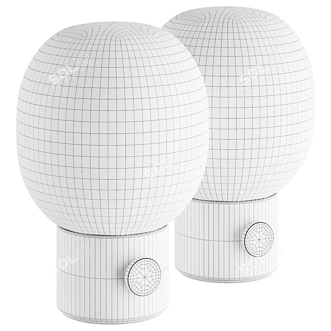 Minimalist Portable JWDA Table Lamp 3D model image 3