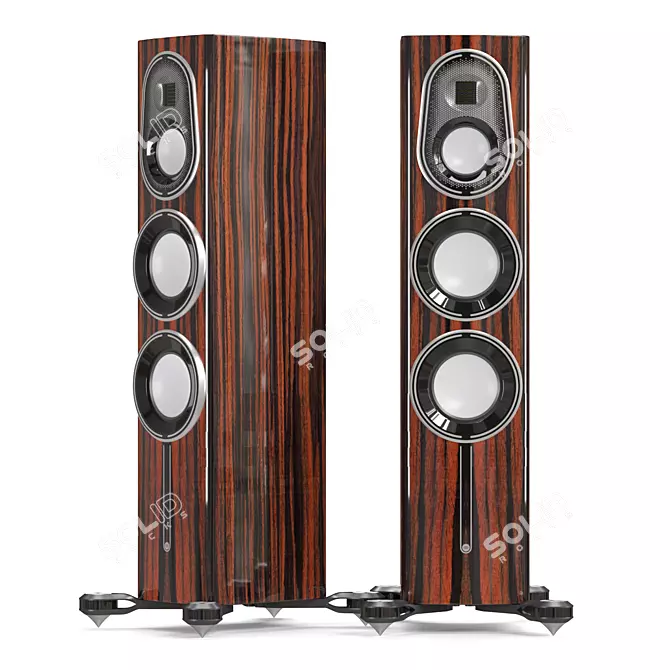 Platinum 200 3G Floor Speaker 3D model image 1