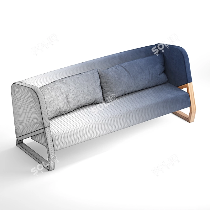 MELYO Zgrab 3-Seater Sofa 3D model image 5