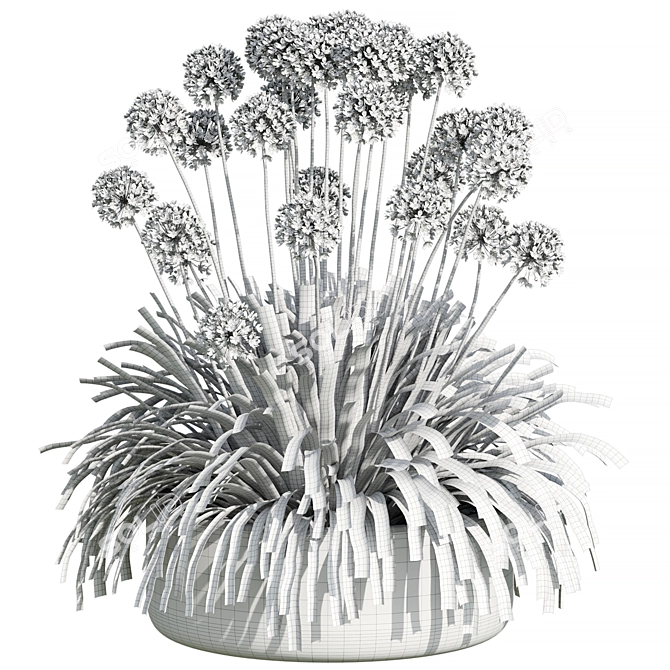 Agapanthus Design-Populating Plants 3D model image 3